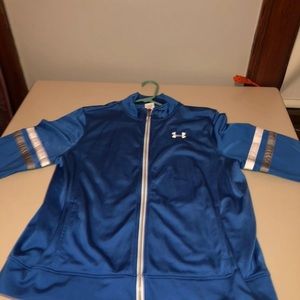 Under Armour Youth XL Zip Up Jacket Blue